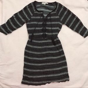 Loft Ruffled Fabric, Above the Knee Dress 🐼✨